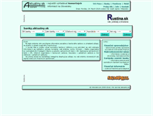 Tablet Screenshot of banky.aktualny.sk